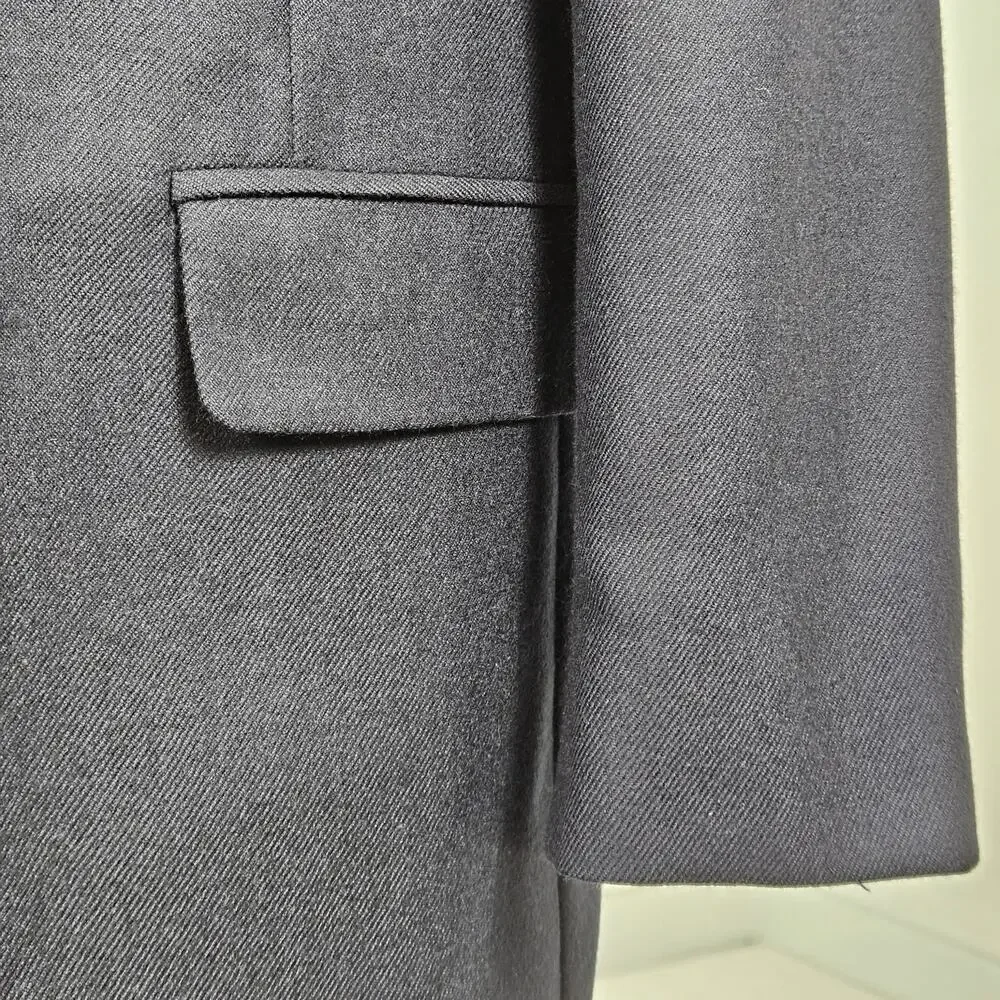 Hart Schaffner Marx Loro Piana Cashmere Blue Suit Jacket | Minor Flaw | Men's 46